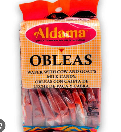 Aldana Obleas con Cajeta