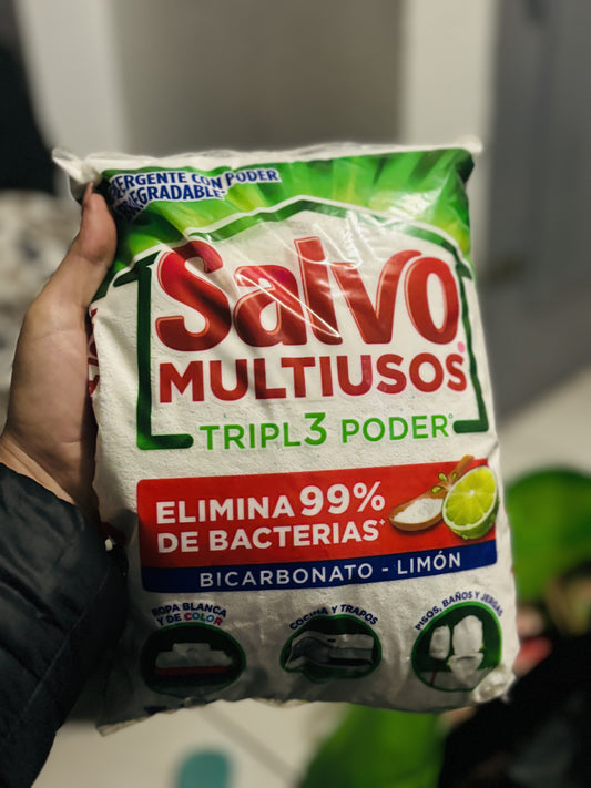 Salvo Jabon Limon con Bicarbonato Multiusos