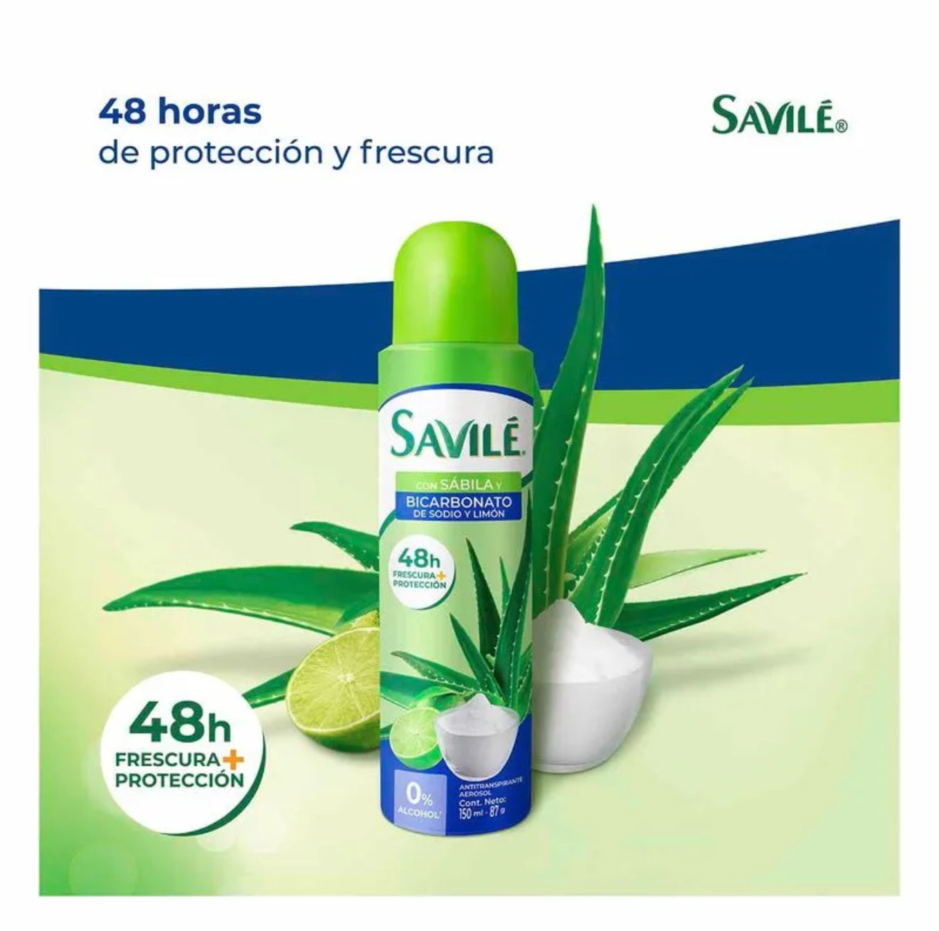 Antitranspirante en Aerosol Savilé