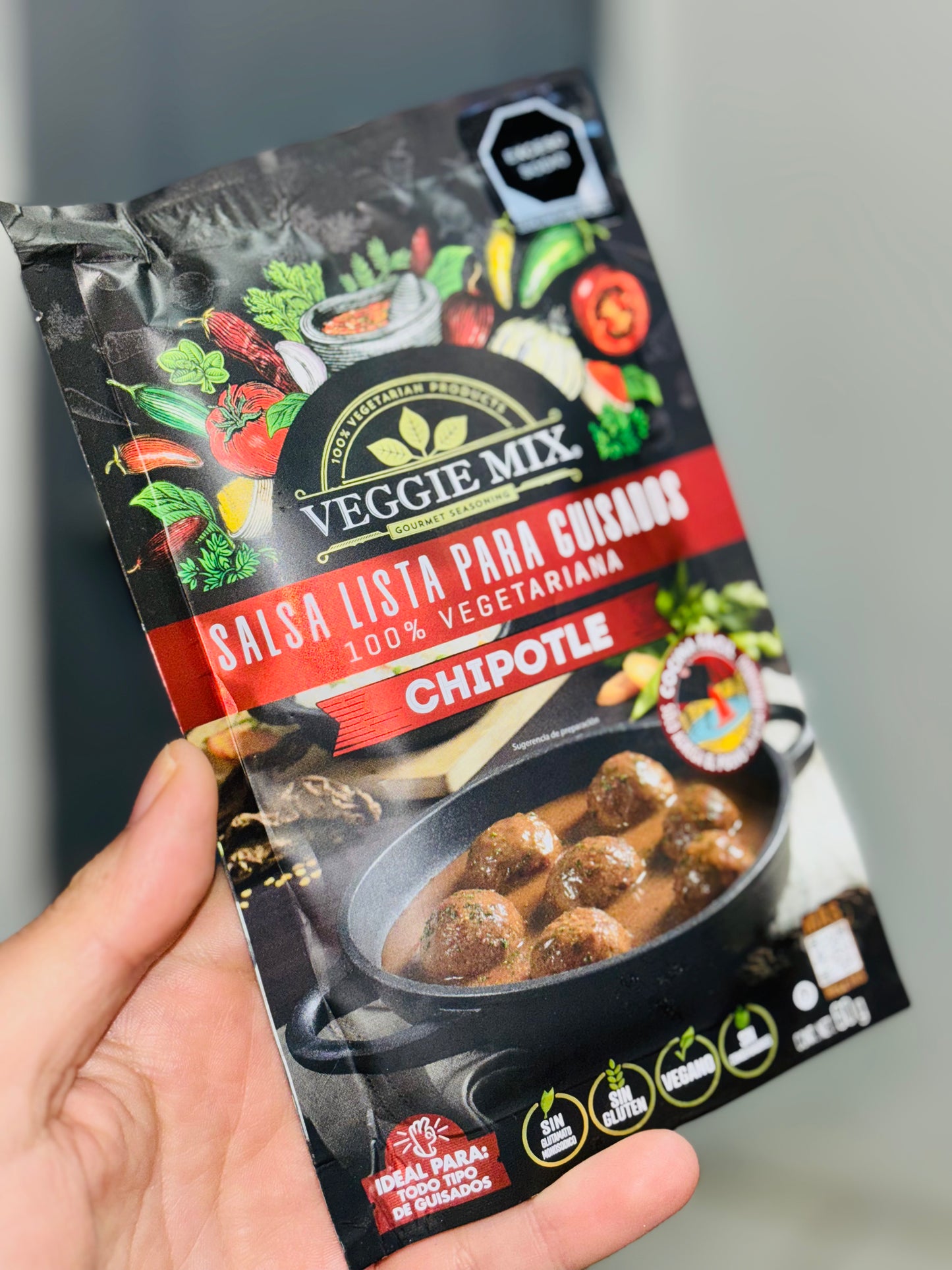 Salsa vegetariana para guisados