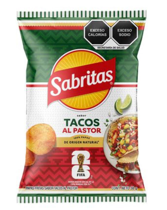 Botana Sabritas Tacos al Pastor