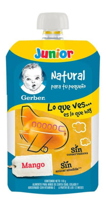 Gerber Papilla Junior Etapa Mango Pouch 110 g