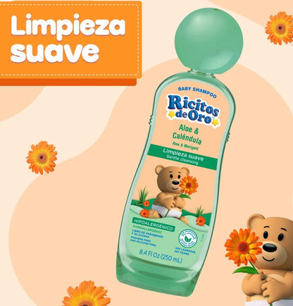 Shampoo Aloe Y Caléndula “Ricitos de oro “✨