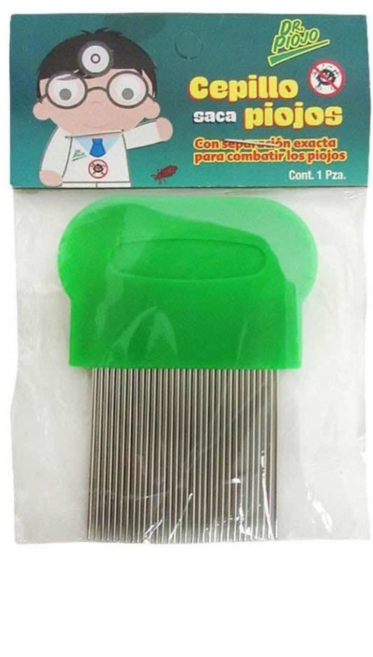 Cepillo Saca Piojos De Acero Inoxidable Dr. Piojo 1 Pza