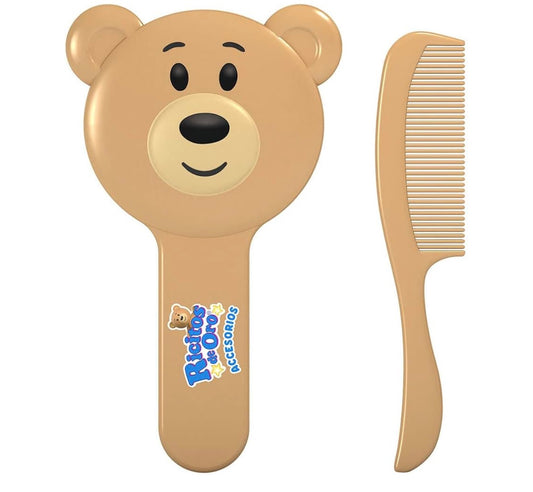 Ricitos de Oro- Brush & Comb Set, Brown