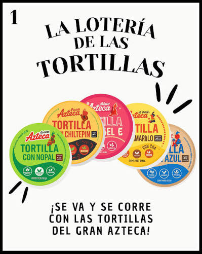 Tortillas El Gran Azteca Sabores
