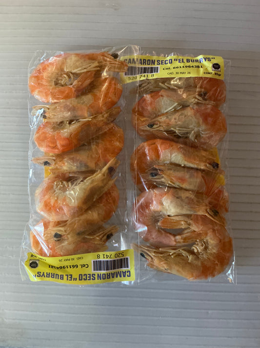 Camarón Seco con salsa