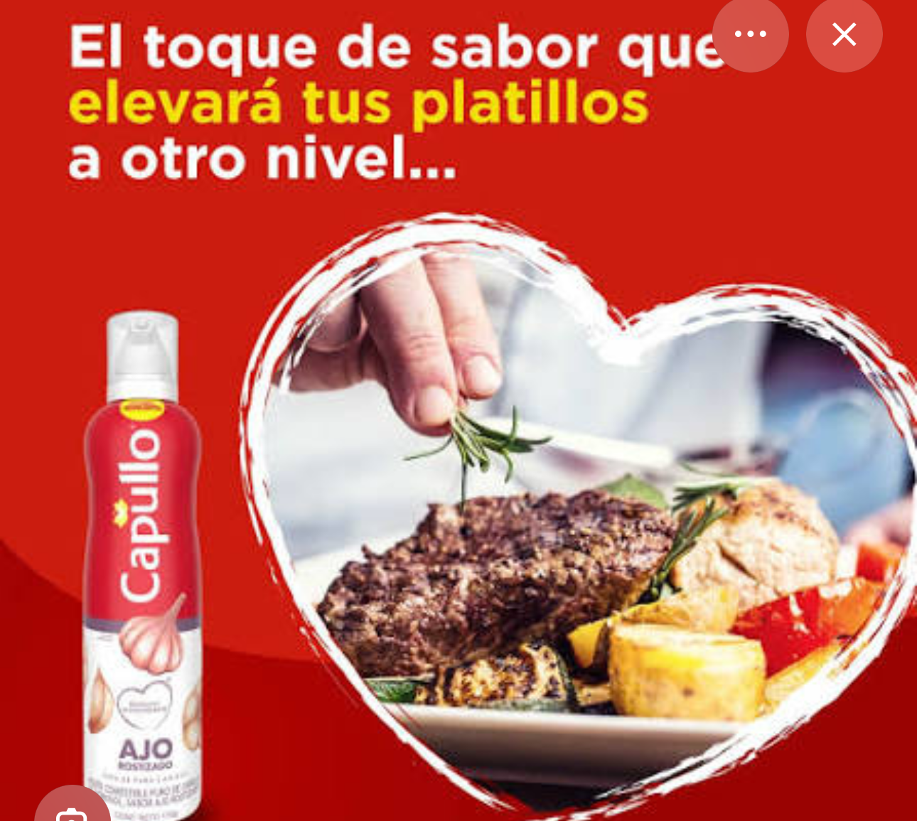 Aceite capullo Sabor Ajo 🧄 Rostizado