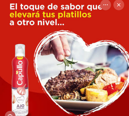 Aceite capullo Sabor Ajo 🧄 Rostizado