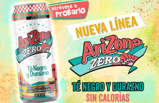 Arizona Zero Te negro&Durazno🍑
