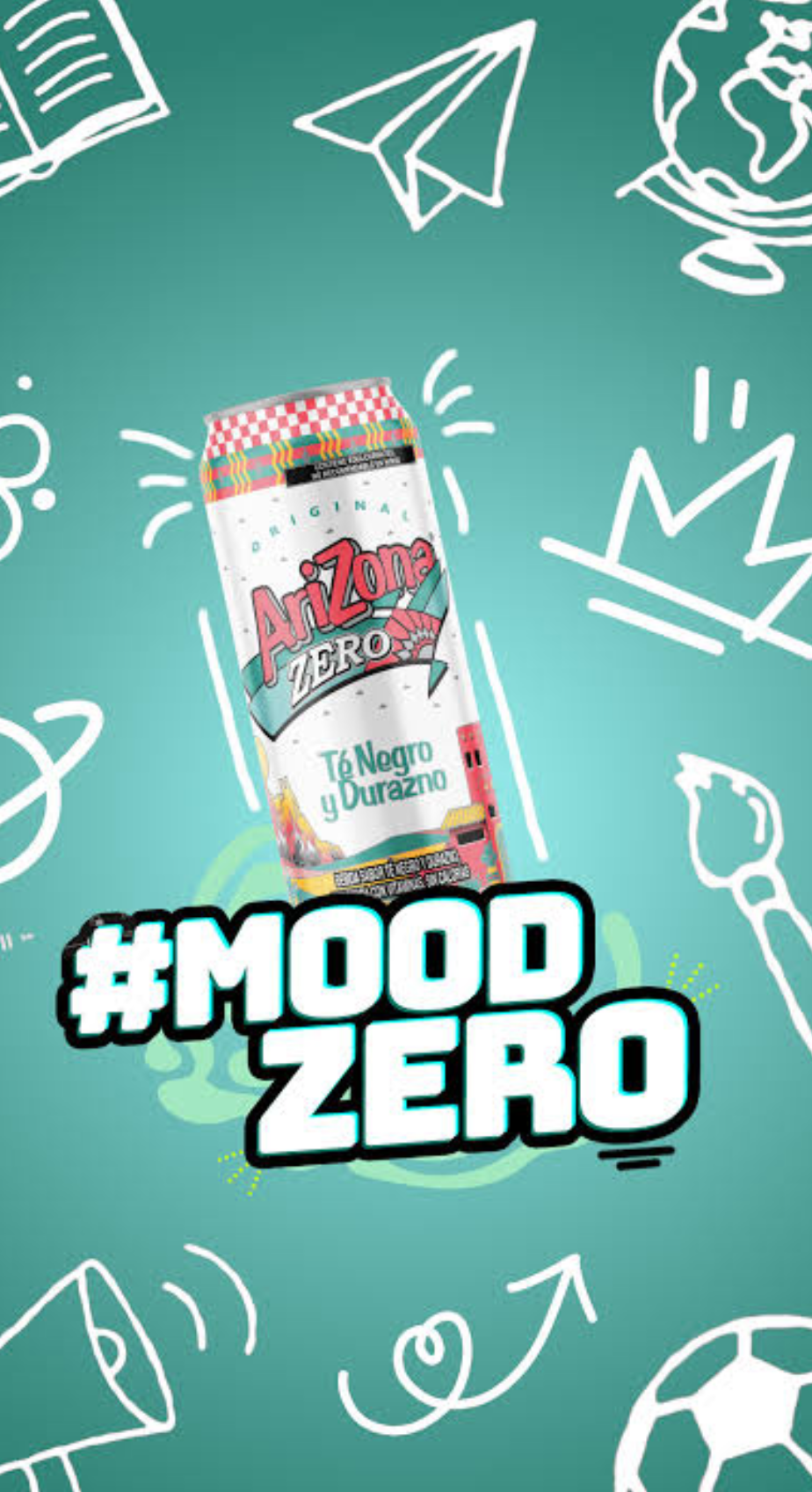 Arizona Zero Te negro&Durazno🍑