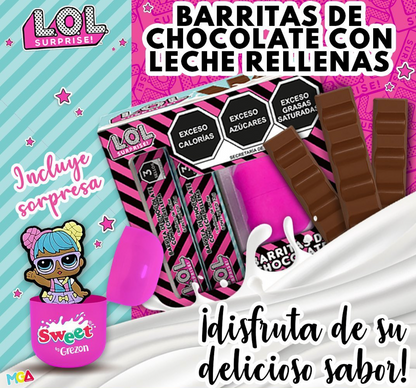 Barritas de chocolate 🍫💗 “LOL SURPRISE”