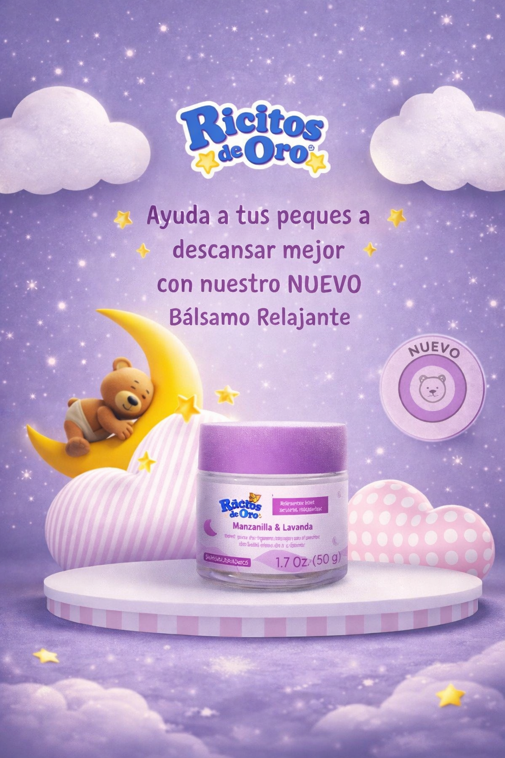 Bálsamo Relajante Manzanilla & lavando “Ricitos de Oro”