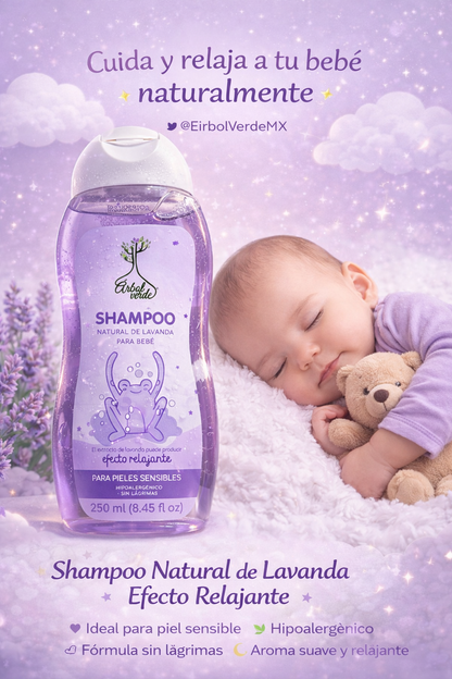 Shampoo Natural de Lavanda Piel sensible