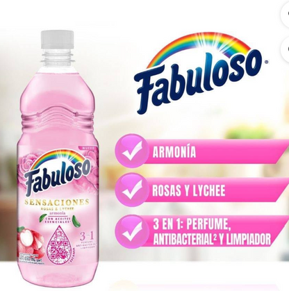 Fabuloso Sensaciones Rosas & Lychee