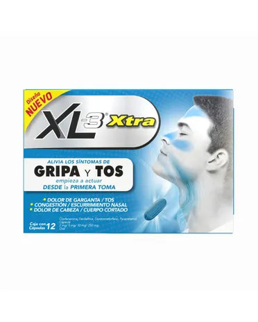 Xl-3 Extra Gripa y tos