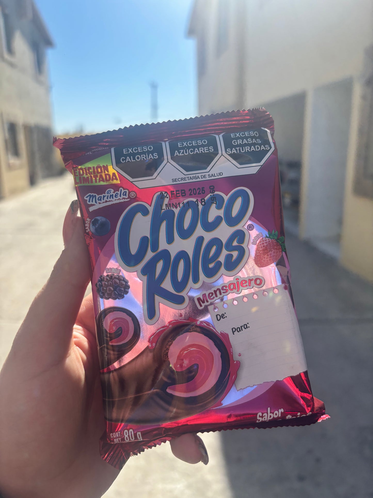 Choco Roles frutos rojos 💕 “edición limitada”