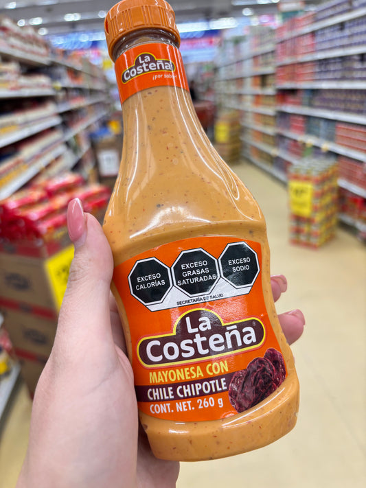 Mayonesa con Chile chipotle “La costeña”