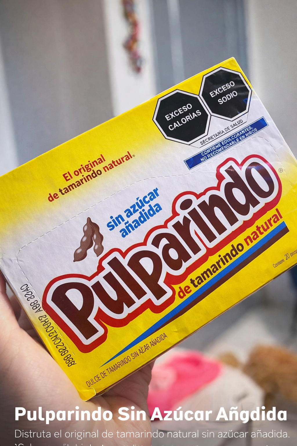 Pulparindo de tamarindo Natural  Sin Azúcar
