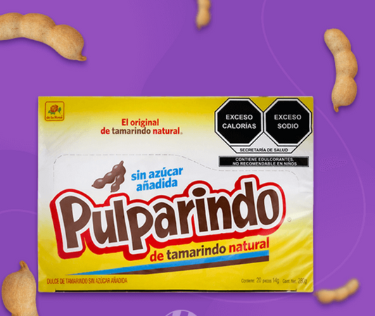 Pulparindo de tamarindo Natural  Sin Azúcar