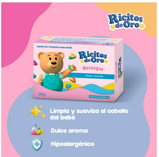 Jabón 🧼 Ricitos de Oro 🧁aroma merengue