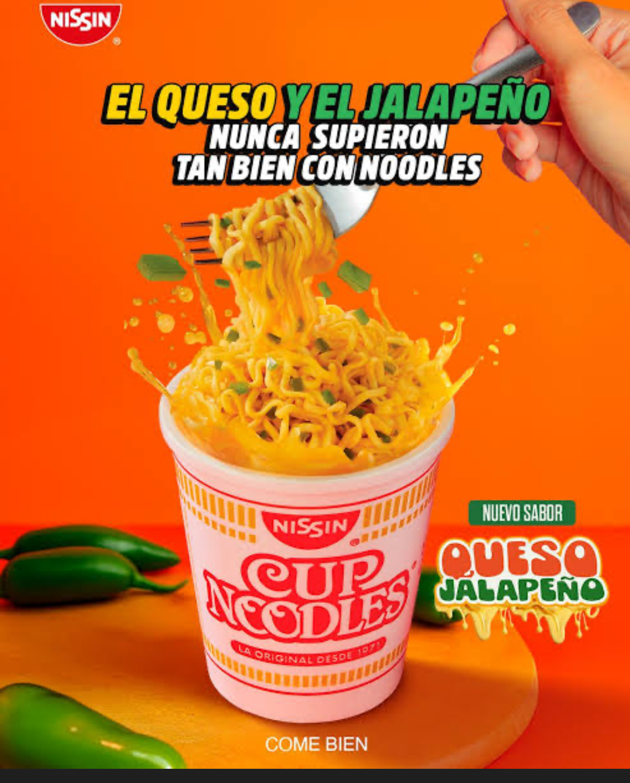 Cup Noodles Queso 🧀 Jalapeño “Nissin”