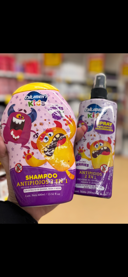Kit Anti piojos 2 en 1 blumen