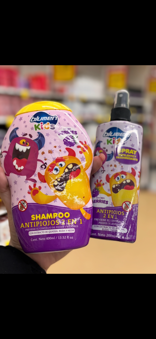 Kit Anti piojos 2 en 1 blumen