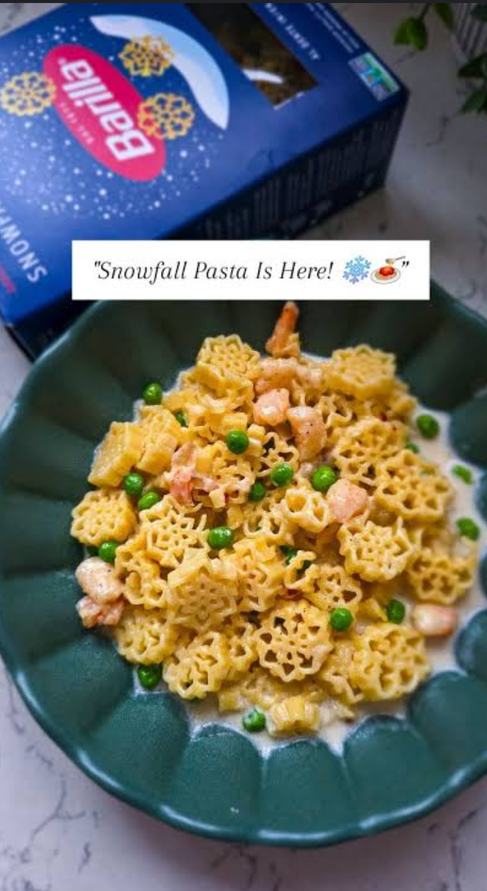 Pasta Barilla Navideña ❄️