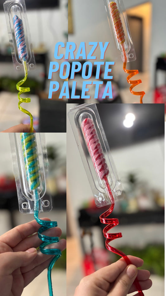 Paleta popote crazy 🌈
