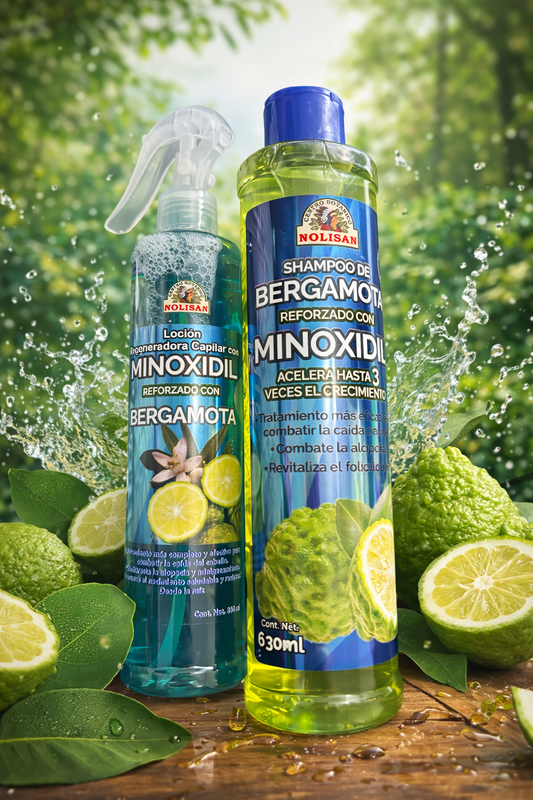 Shampoo de Bergamota & Minoxidil