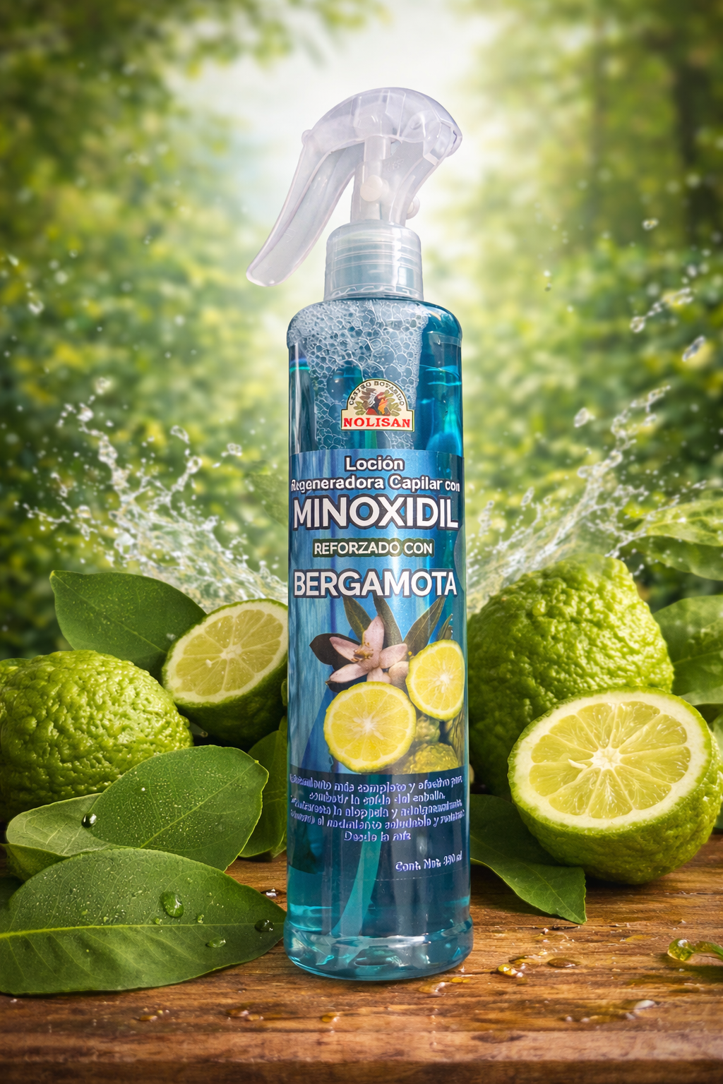 Shampoo de Bergamota & Minoxidil