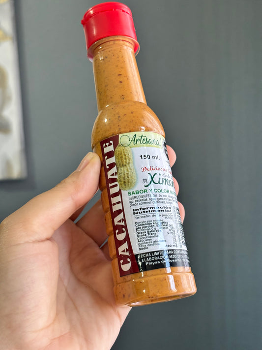 Salsa artesanal de cacahuate 🥜