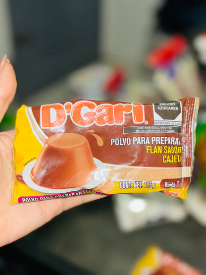 Flan sabores  “D’Gari”