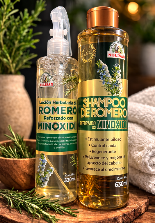 Shampoo Romero & minoxidil