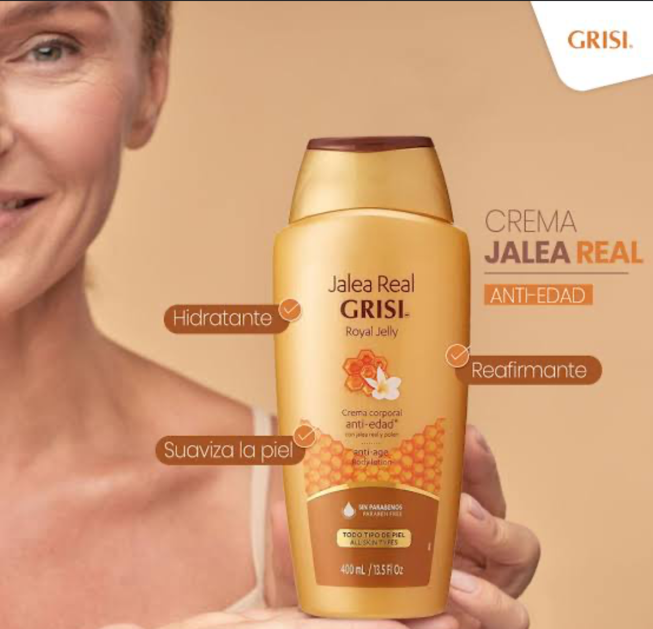 Kit Grisi Crema & jabón Jalea Real 🍯 y Polen Anti-Edad
