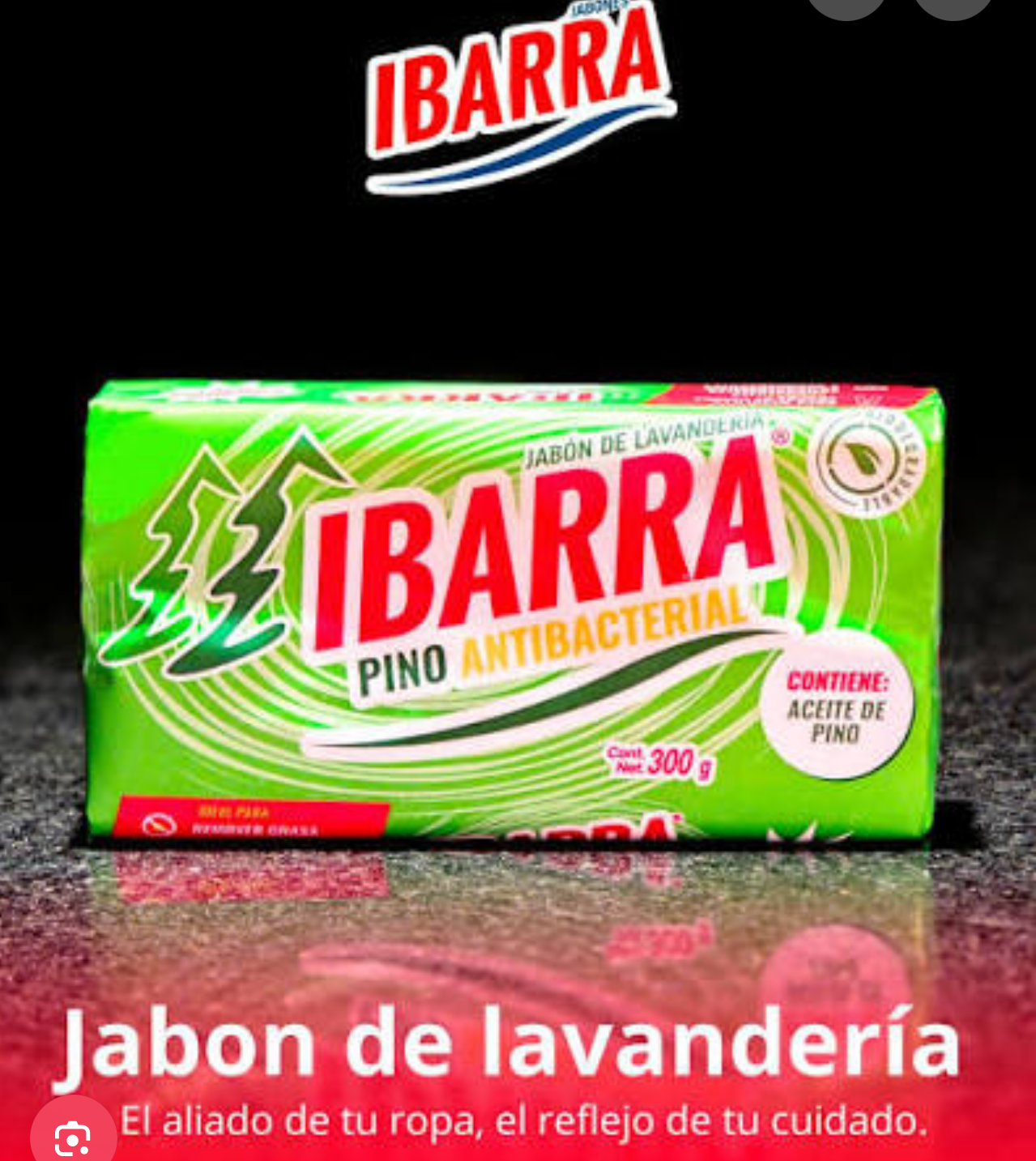 Jabón IBARRA PINO 🌲 ANTIBACTERIAL