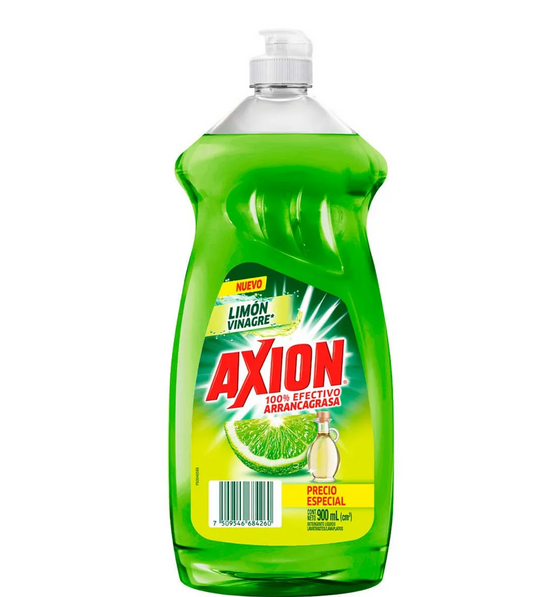 Lavatrastes Axion Vinagre & Limón 900 ml🍋‍🟩