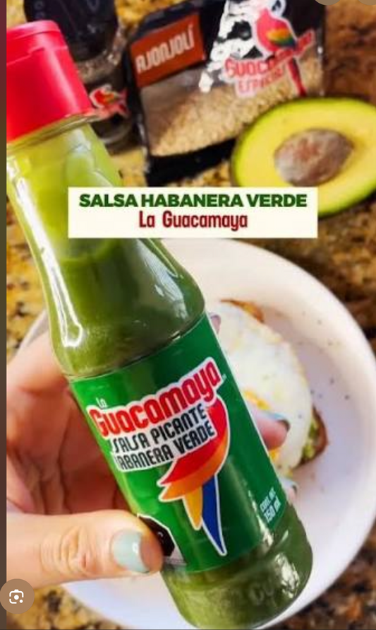 Salsa Guacamaya 🦜 habanero Verde
