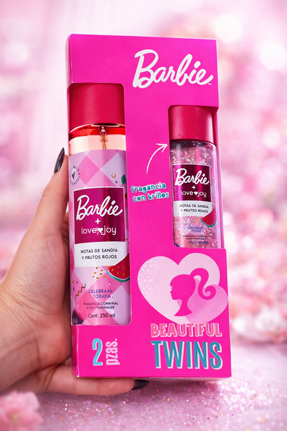 Barbie twins fragancia con Brillos ✨💕