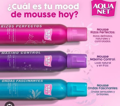 Aqua Net Mousse Rizos Perfectos