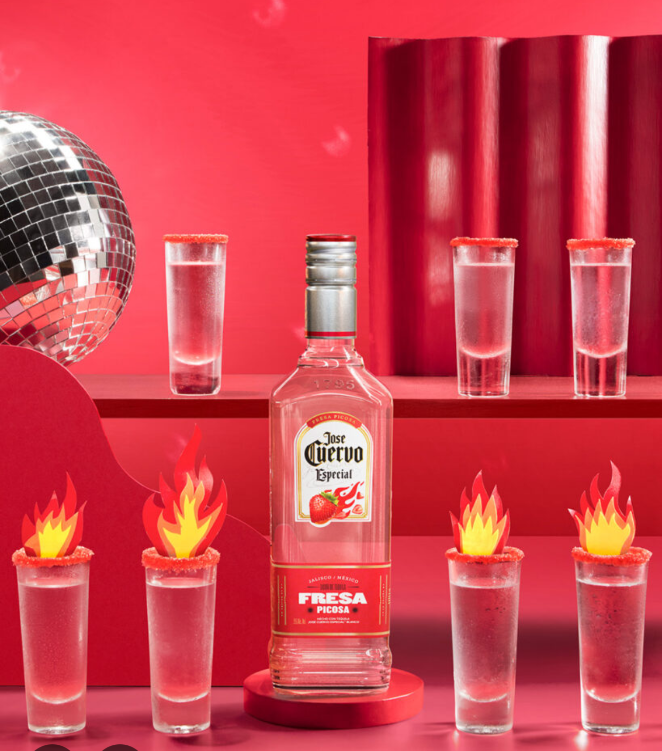 Tequila 🍓 fresa Picosa “Jose Cuervo”