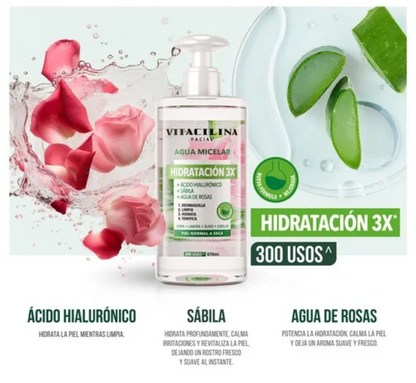 Agua Micelar Hidratación X3 “Vitacilina”