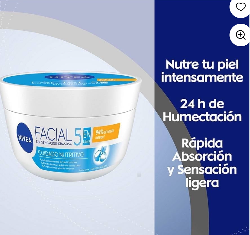 Crema Nivea Facial Hidratante 7 en 1