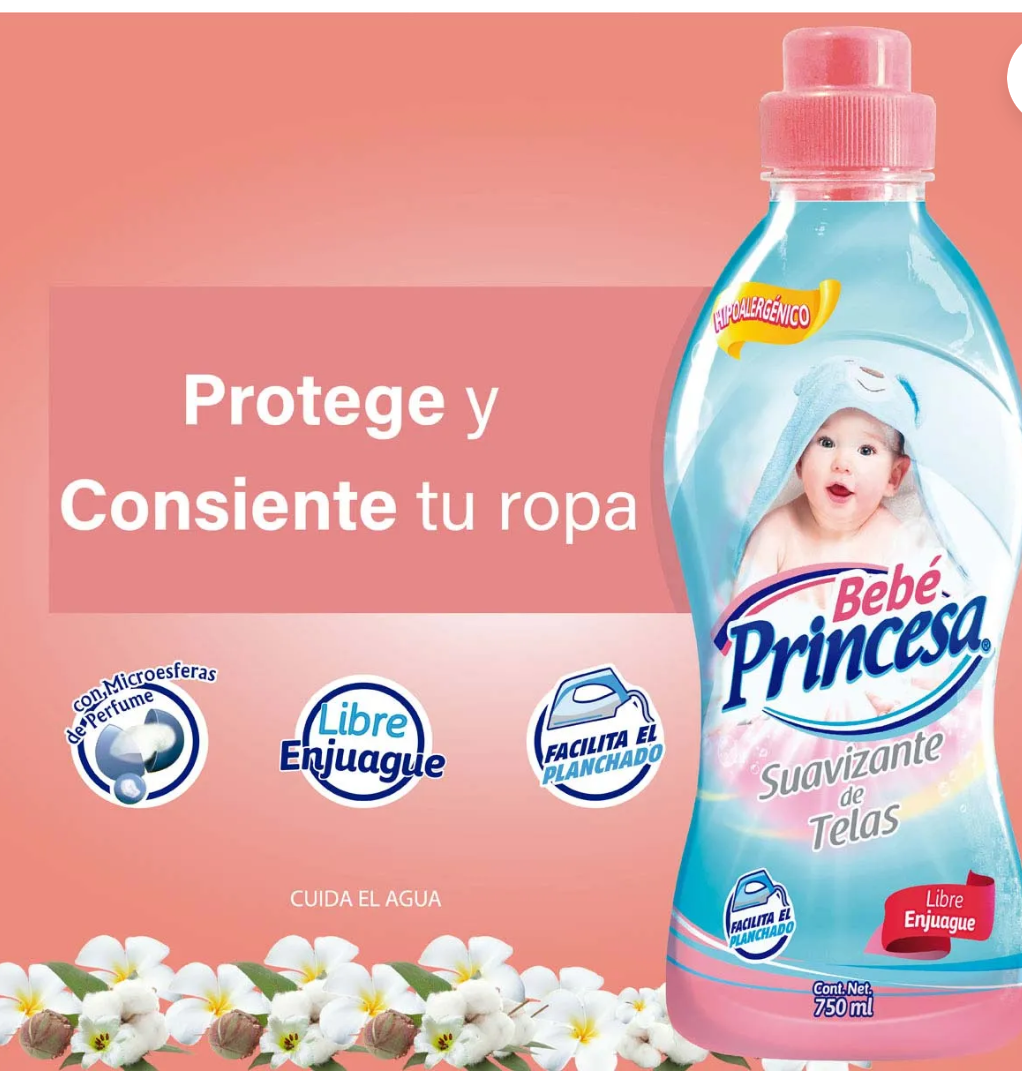 Suavizante de Telas Bebé 👶🏻“Princesa”