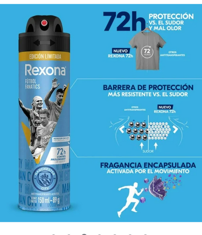 Desodorante Rexona Futbol⚽️  “Edición Limitada”