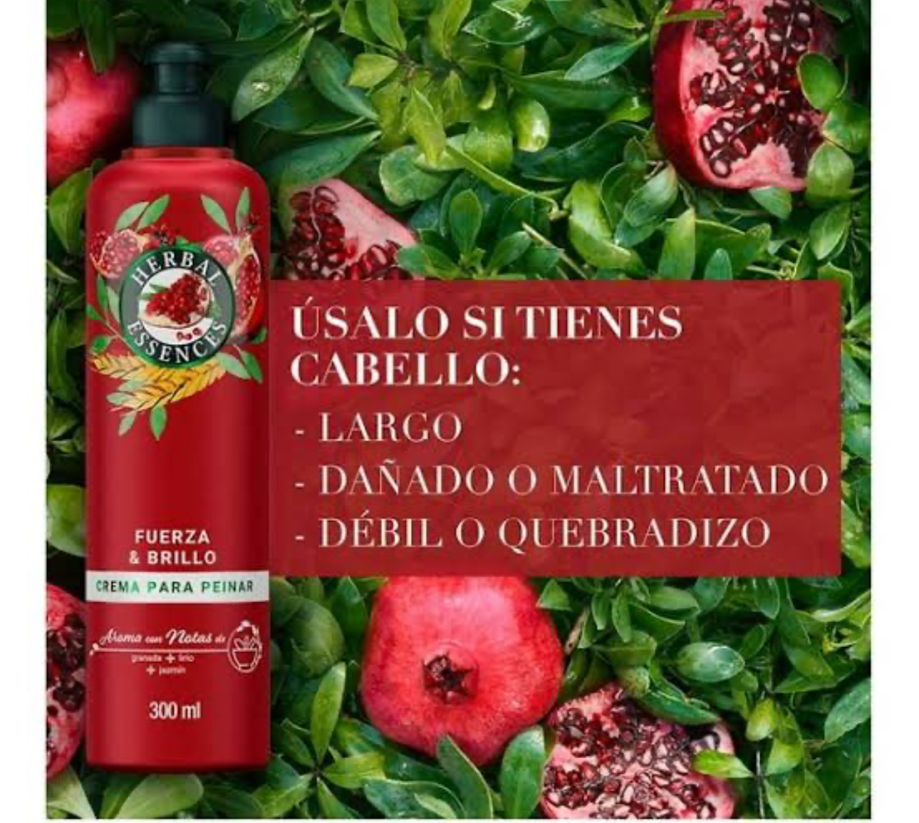 Set Herbal essences Granada & Proteina Vegana