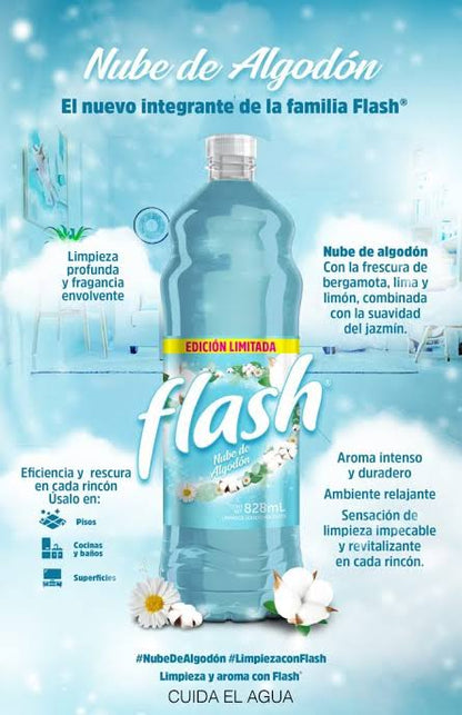 Flash limpiador “nube de algodón”