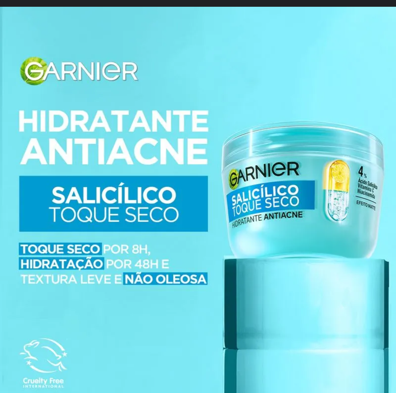 Crema Facial Garnier Hidratantes Toque seco