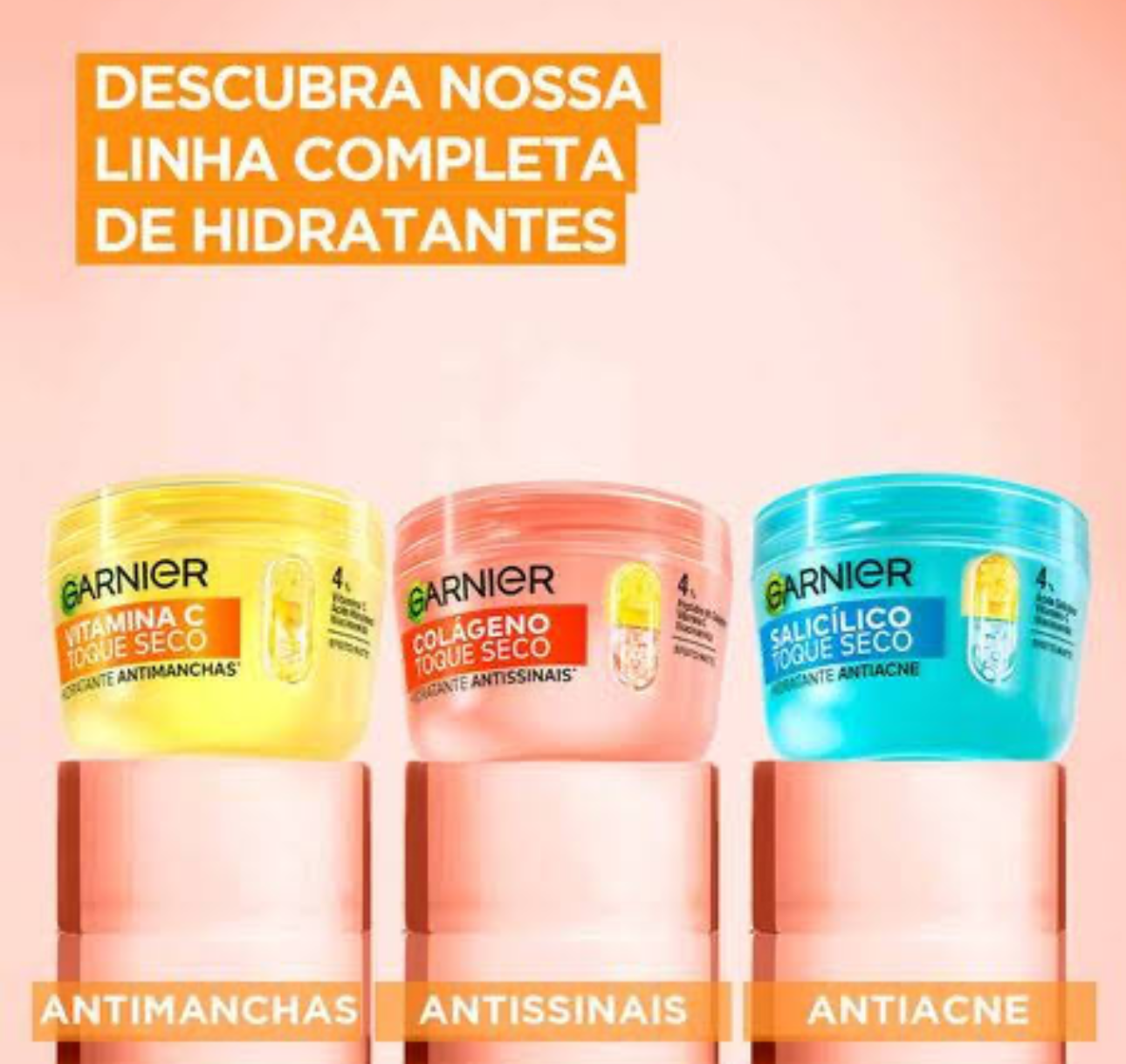 Crema Facial Garnier Hidratantes Toque seco